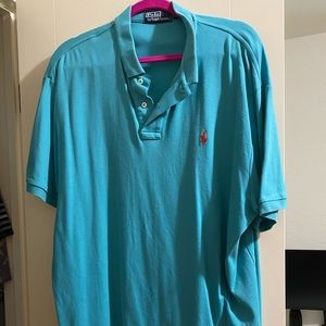 XL Turquoise Polo by Ralph Lauren